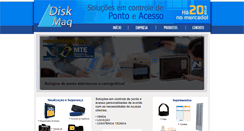 Desktop Screenshot of diskmaq.com.br