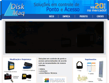 Tablet Screenshot of diskmaq.com.br